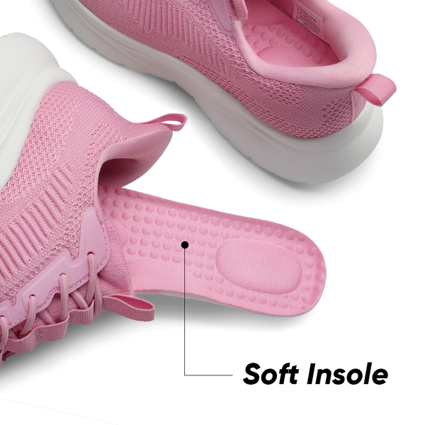 [ActiveFlow] Women's Comfortable Lifestyle Sneakers - PINK - 4